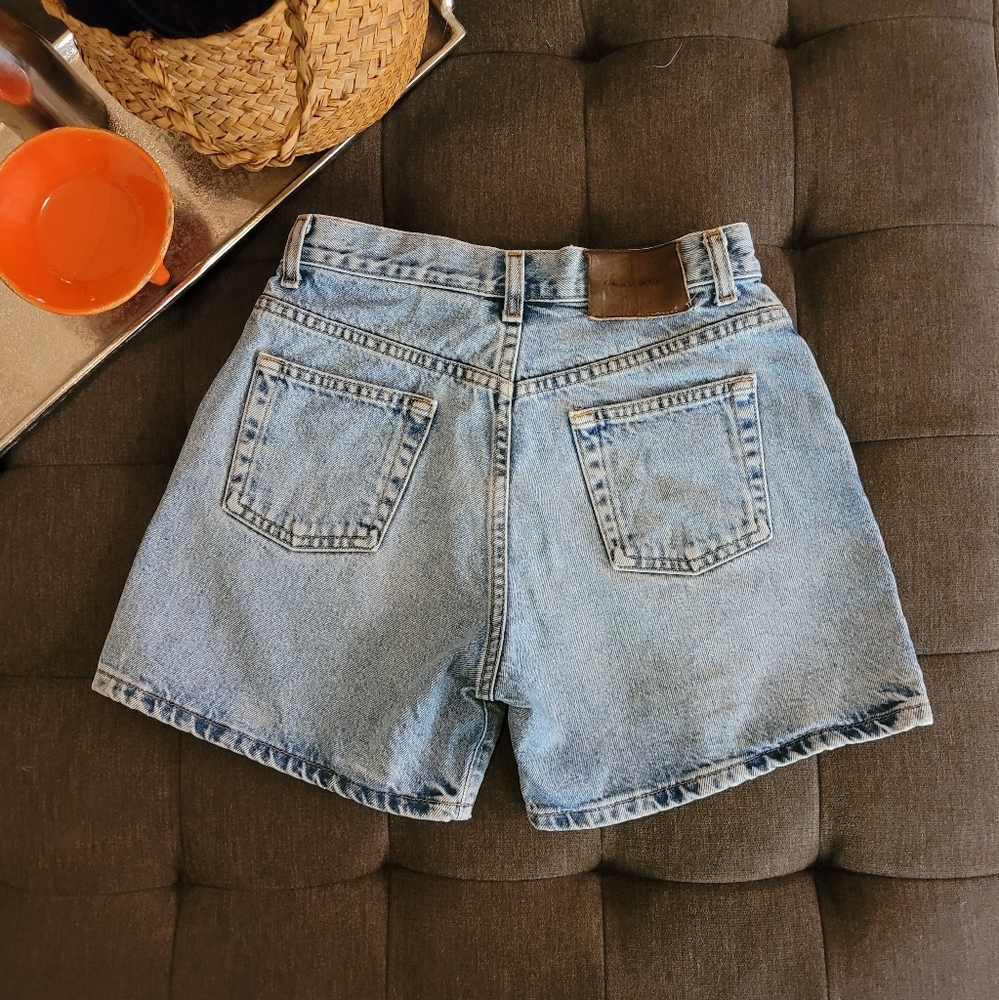💋90's VINTAGE Ralph Lauren high-rise denim shorts - Picture 4 of 8